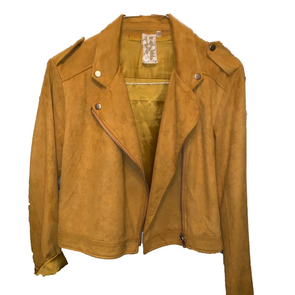 Mustard Sadie & Sage Suede Jacket
